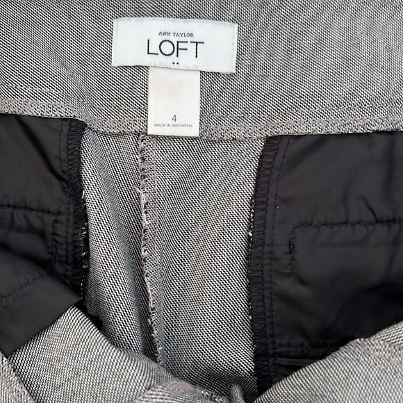 Loft gray pants size 4 - Picture 3 of 6